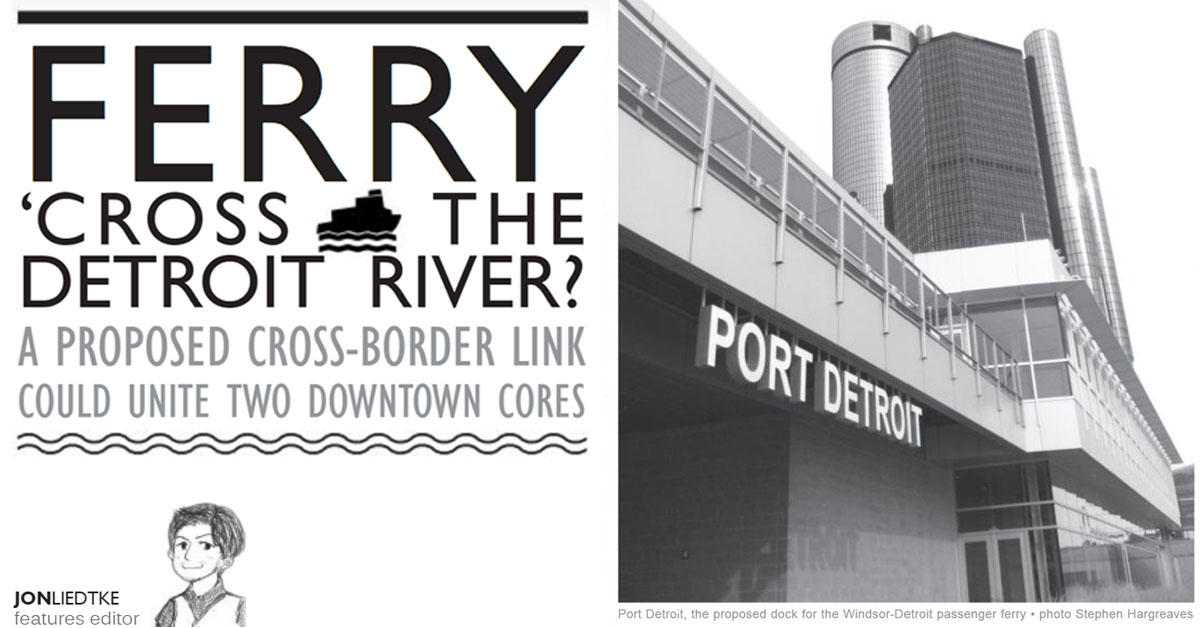 Port Detroit (Stephen Hargreaves, UWindsor Lance)
