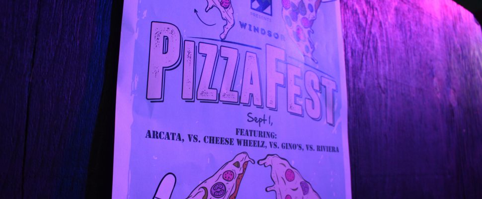 Windsor Pizza Fest presented by Higher Limits serves up its first slices on September 1, 2016. (Photo by Ricardo Veneza)
