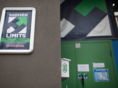 The exterior of downtown Windsor cannabis lounge Higher Limits on Dec. 7, 2018. After almost three years of business, Higher Limits has announced it will close its doors at the end of the month. DAX MELMER / WINDSOR STAR