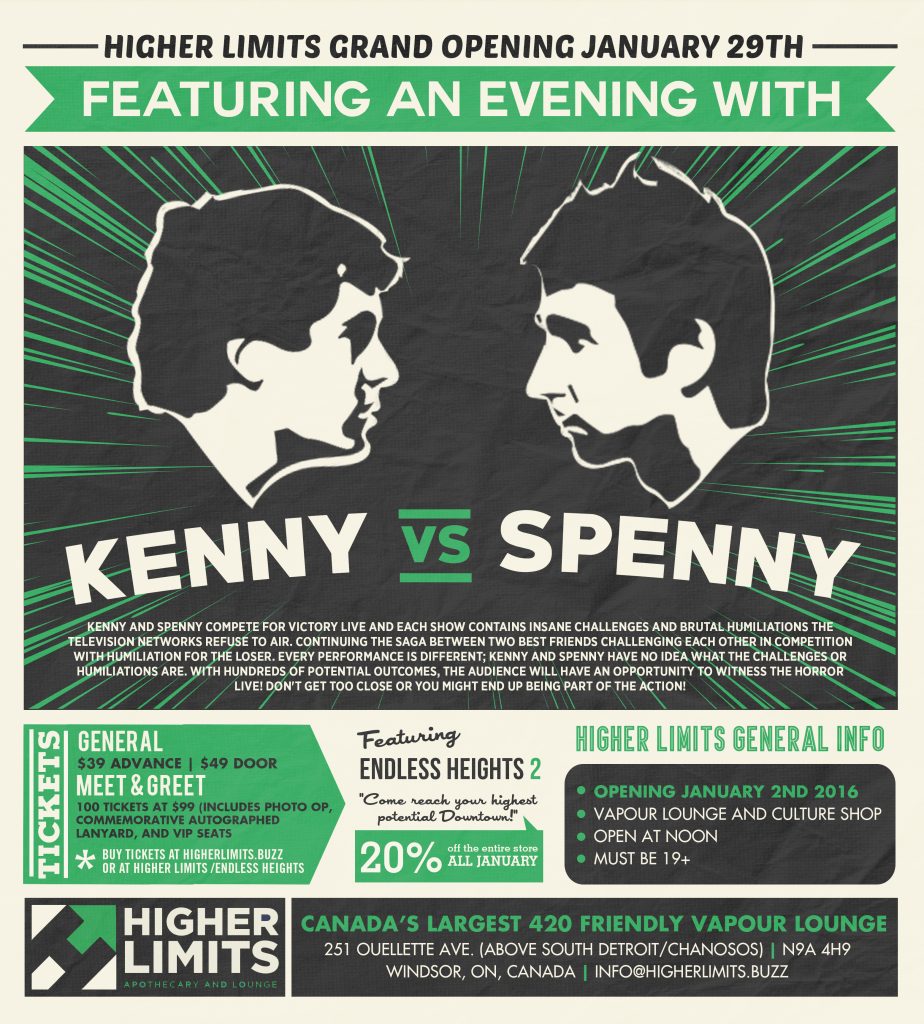 Higher Limits Presents - Kenny vs, Spenny Jan 29 2016