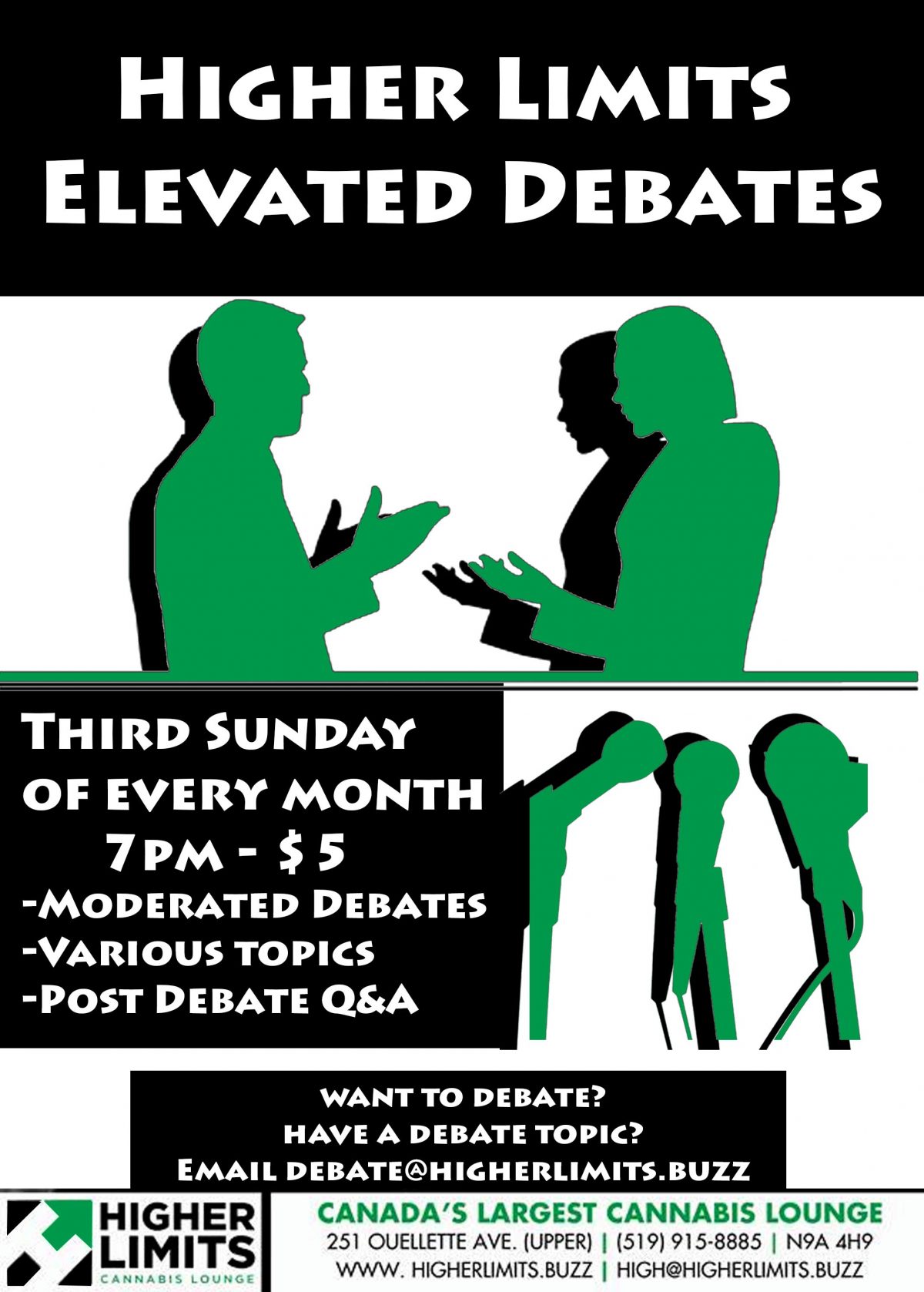 Higher Limits elevated debates March 2017