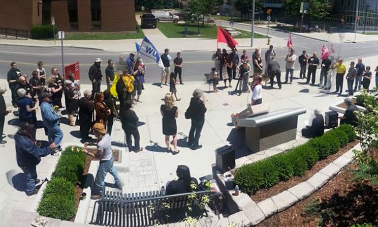 ourWindsor.ca: Mock Funeral held to save university Centre for Studies in Social Justice