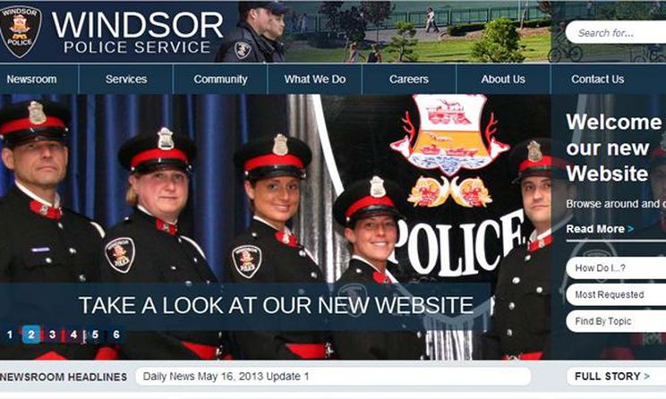 ourWindsor.ca: Windsor Police Service launch new website and suspect uses it to turn self in