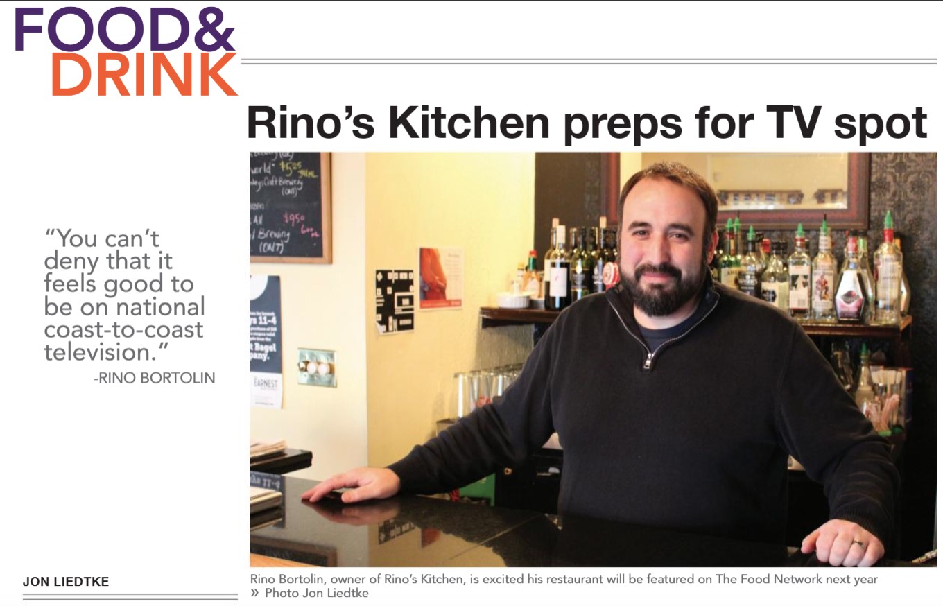 The Urbanite: Rino’s Kitchen preps for TV spot