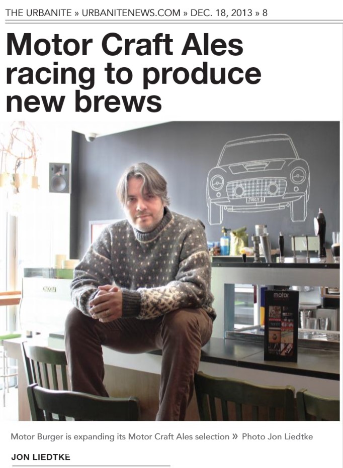 The Urbanite: Motor Craft Ales racing to produce new brews