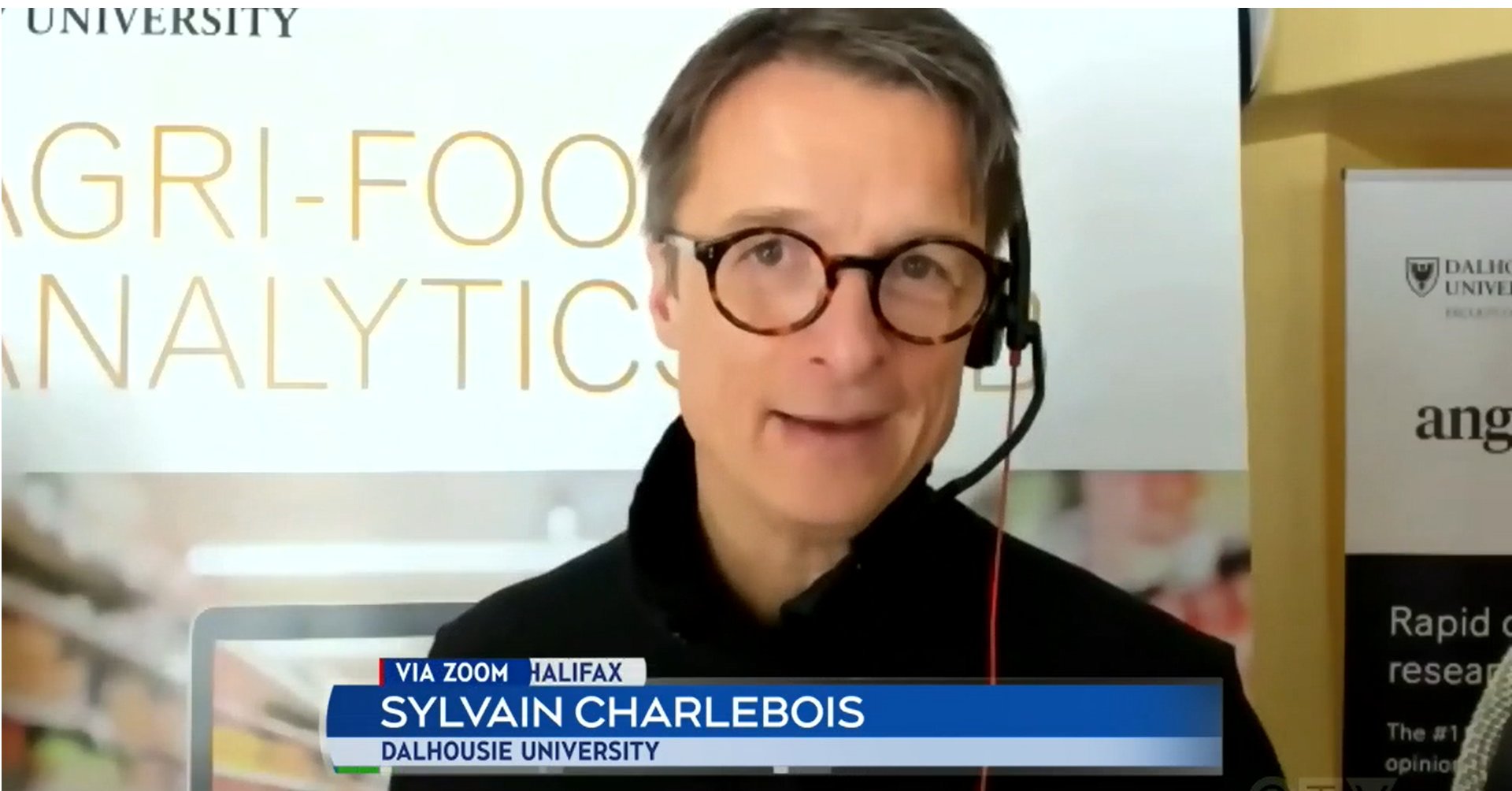 Sylvain Charlebois (Photo CTV News)