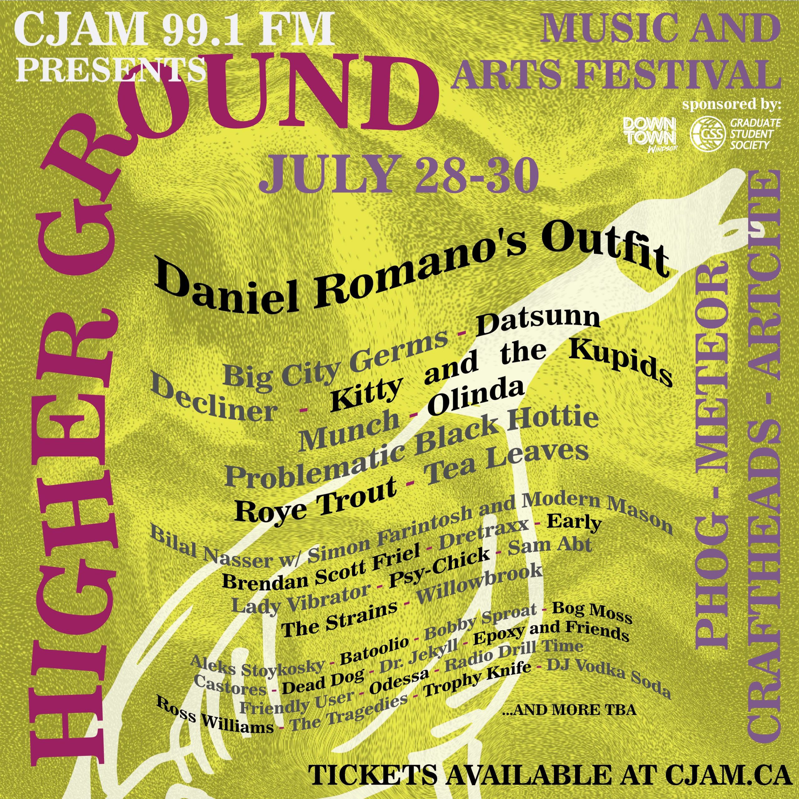 CJAM's Higher Ground Music and Arts Festival