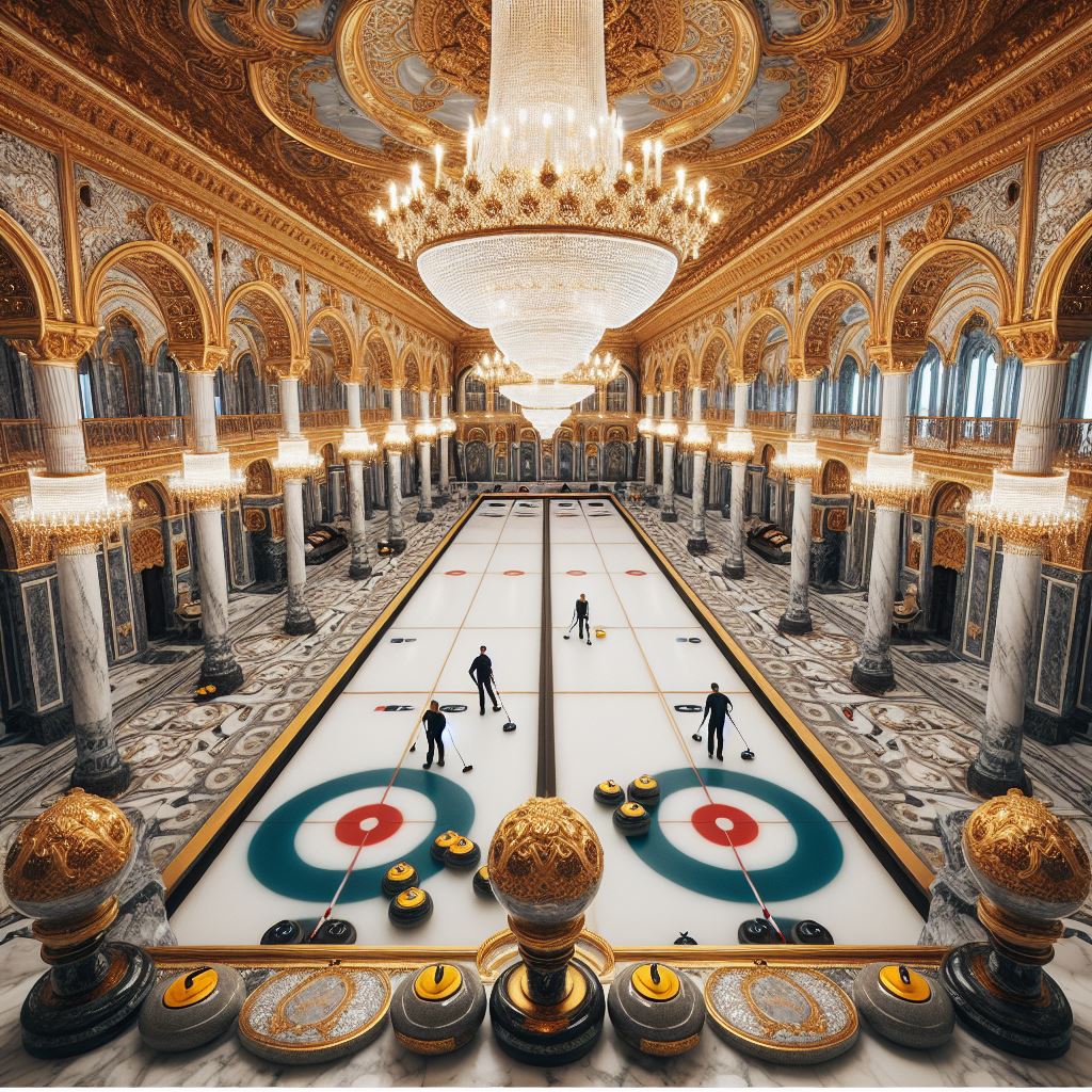 The Taj Mahal of Curling Links - (Image Created from Designer. Powered by DALL·E 3)
