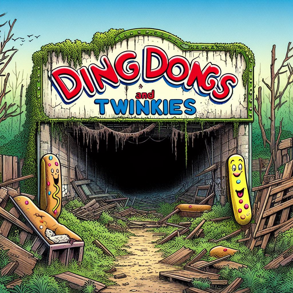 Jackson Park Bandshell "Dingdongs & Twinkies" Edition - (Image Created from Designer. Powered by DALL·E 3)