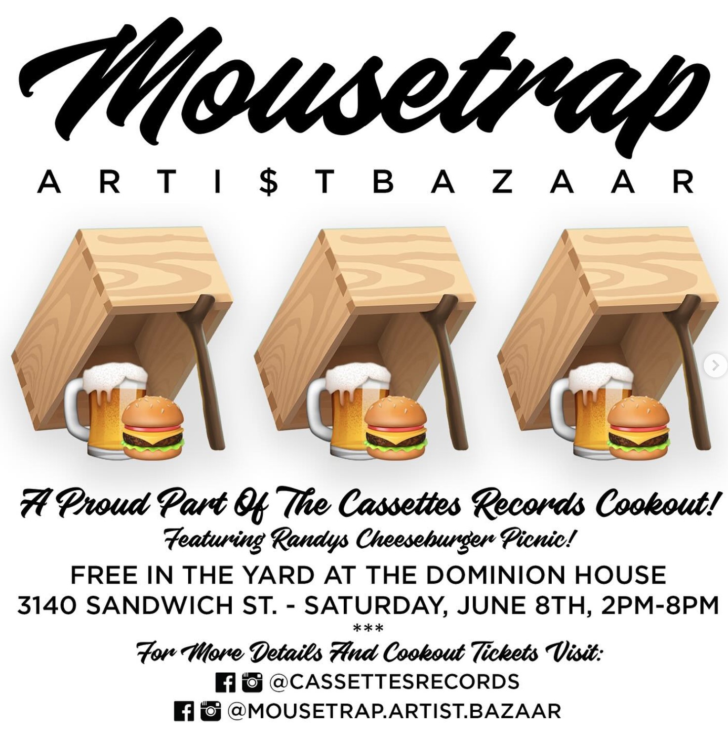 Mousetrap pop-up artist bazaar