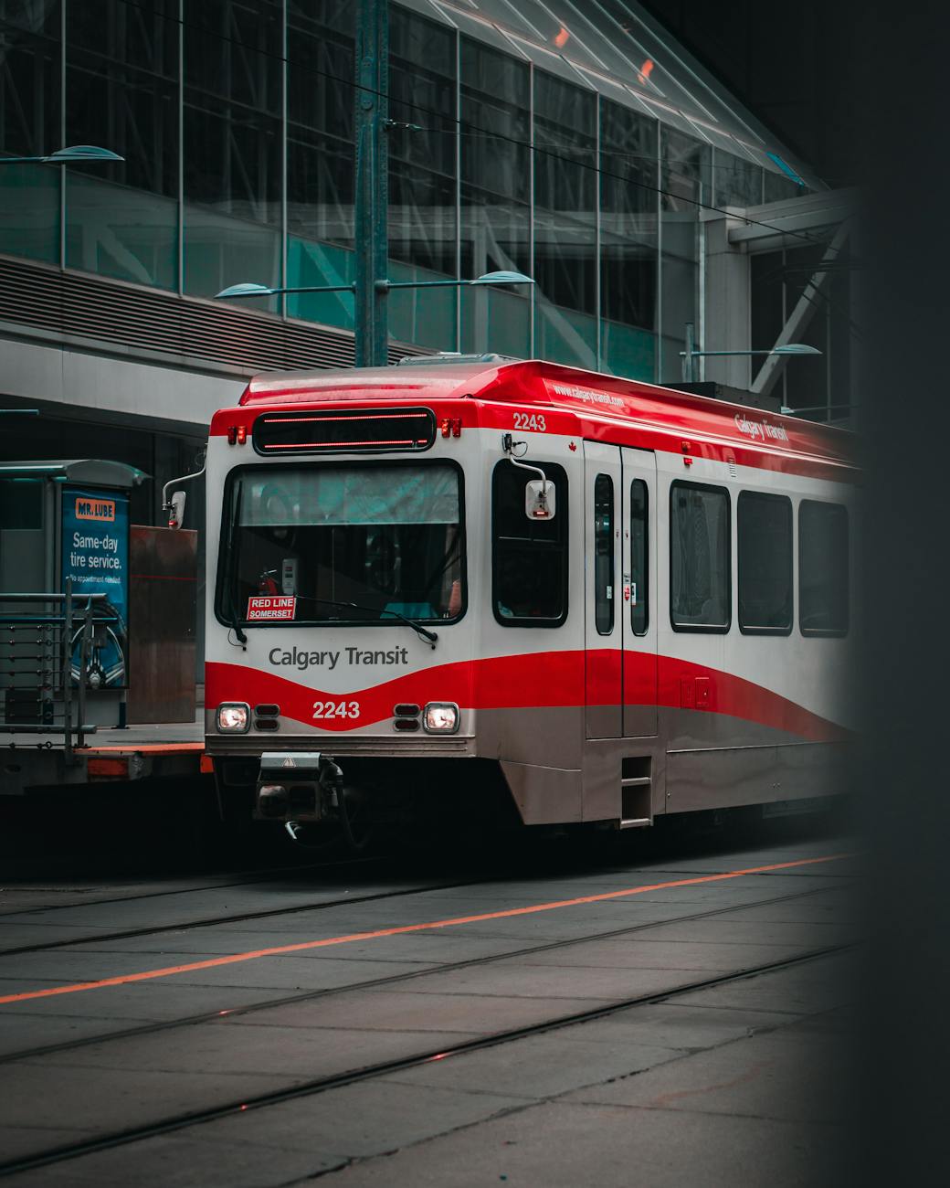 Calgary transit (Photo by David Vincent)