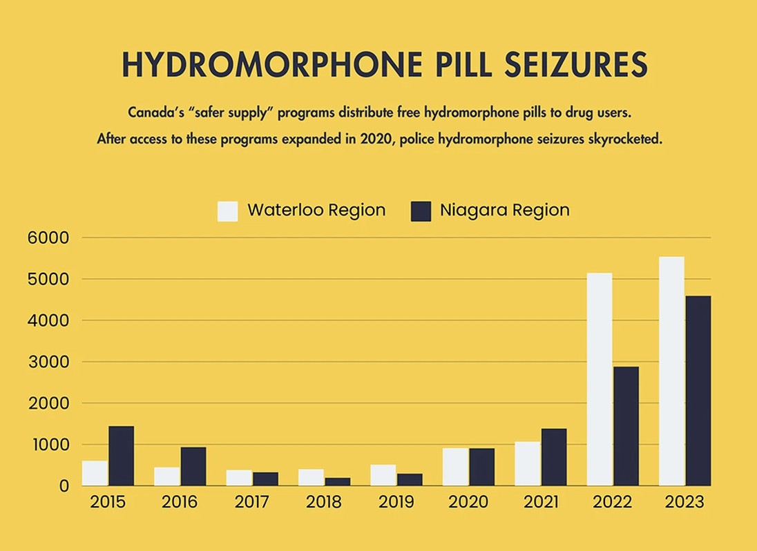 Waterloo & Niagara Hydromorphone pill seizures (National Post)