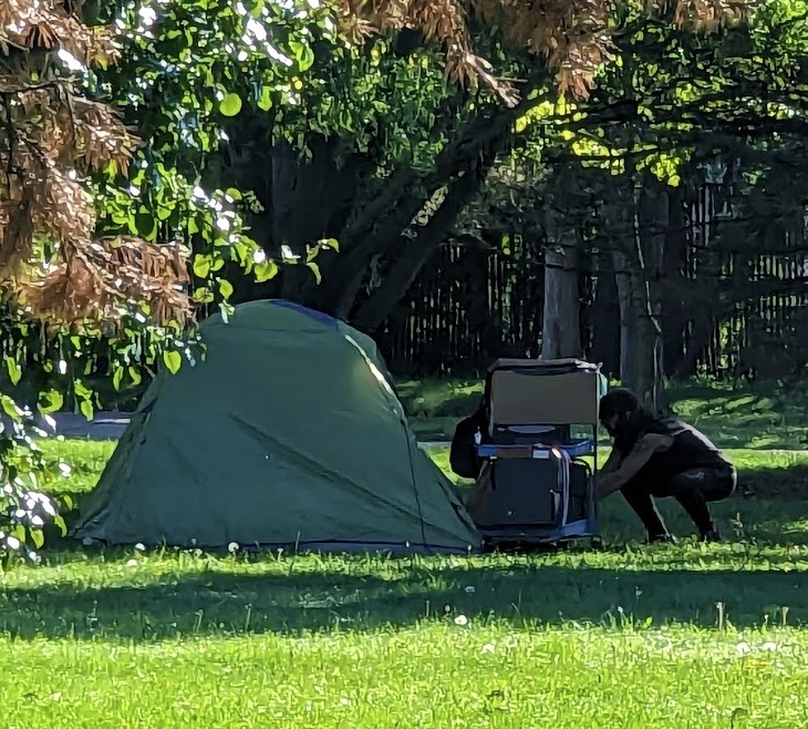 Homeless encampment (Jon Liedtke)