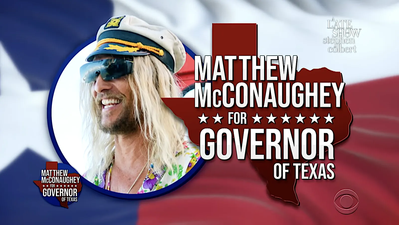 Matthew McConaughey for Governor of Texas (The Late Show)